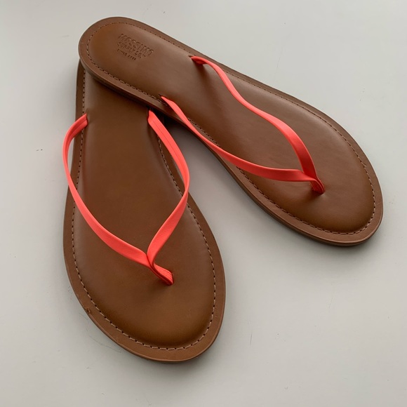 Pink/Orange Flip Flops - Picture 3 of 3